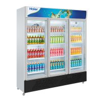 Haier/海尔展示柜SC-1050HL 三门立式冷藏柜 饮料展示柜 陈列柜 海尔冷柜