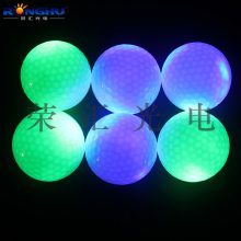 发光高尔夫球夜场练习球led恒亮球电子闪光球golf 6个入透明盒