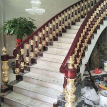 室内装修都爱用的栏杆雕花铜楼梯 自成一股新中式热潮