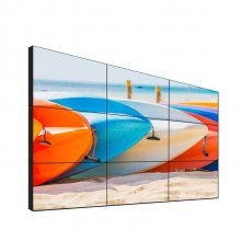 液晶拼接屏方案提供商-视聚科技 55寸超窄边液晶拼接墙 电视墙