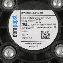 K2S165-AA17-05 ͼɢȷ ¹ebmpapst SK3241.100