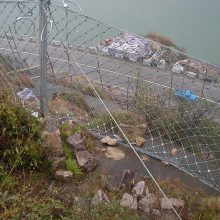 sns主动边坡防护网环形网钢丝绳网钢丝柔性防护网护坡绞索网山体护坡网