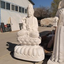 石雕汉白玉坐观音三面观音滴水观音******佛像地藏王菩萨站像