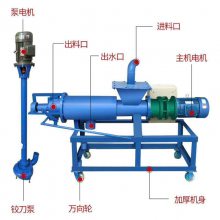 猪粪挤水机 羊粪脱水分离机 养鸭场粪便挤干机