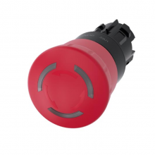 西门子 带激光标记 强制锁定 可照明 蘑菇头急停按钮3SU10011HB200AA0ZY13