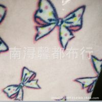 现货供应 全棉印花棉毛布 儿童服装面料布料