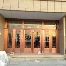 莱芜庭院铜门订做 东营庭院铜门定制 韬智门业 山东庭院铜门定做