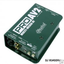 Radial PRO AV2  DI  ˫ͨ;ֱ RCA 3,5mm XLR ,1/4'' ͷ