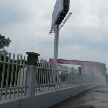 西安工地围挡喷淋系统怎样安装多少米一个喷头-山水