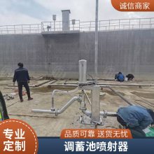 铭源环保 智能旋转喷射器 调蓄池智能清洗 点对点面对面旋转清洗