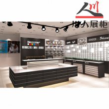 复古眼镜店展示柜饰品货柜玻璃展示太阳眼镜厂家定制木纹贴皮