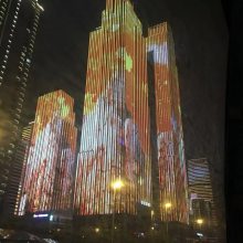 城市亮化工程内控外控LED数码线条灯的区别