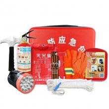 火灾应急包12件套抢险自救工具包家庭装应急自救工具组合套装