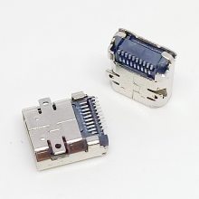 Micro HDMI D Type 19Pinĸ ȫʽSMT 90 ˫Ƭ 7.5mm