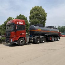 内衬PE槽罐车 特运牌钢衬塑罐车, 8类盐酸半挂罐车生产工艺