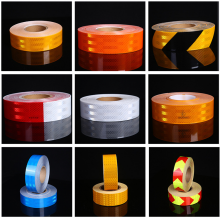 供应 反光膜反光贴反光胶带商用级别颜色定制卷料异形加工