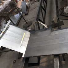 数控机床导轨钢板防护罩 车床酸洗板内防护板 不锈钢板伸缩