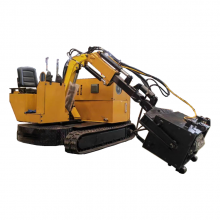 混凝土凿毛机履带式液压铣刨凿毛机气动加强型凿毛设备