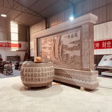 ����ʯ���ձ�ǽ ��������Ӱ��ǽ ũ�����ӭ��ǽ����