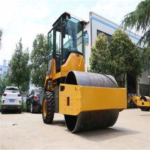 小型手扶双轮压路机 路面压实机械 双驱双震