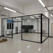 高密市信达裕玻璃隔断利他施工精准营销内置百叶隔音隔断