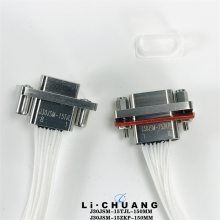 矩形连接器 J30JSM-15TJL-150MM J30JSM-15ZKP-150MM 线长可定制