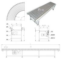 ***供应海量优质无动力滚筒输送机铝型材 武汉