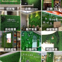 仿真绿化人造景观花草餐厅美化装饰绿植背景墙美发店挂式塑料植物墙