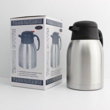 欧式保温咖啡壶 酒店用多用保温壶 304不锈钢真空壶 1500ml 2000毫升多个容量不锈钢水壶