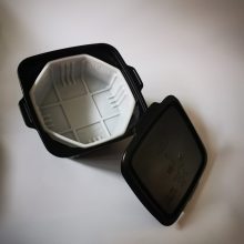 一次性饭盒圆形PP塑料打包碗 加厚批发环保方形外卖快餐饭盒 塑料碗