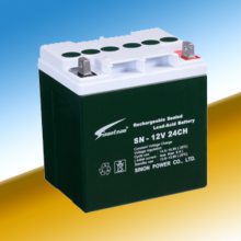 赛能蓄电池SN-12V24CH 12V24AH尺寸参数 铅酸免维护UPS电池
