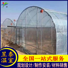 昱泰拱形双坡面薄膜连栋温室蔬菜种植大棚YTWSGX0120