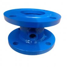 盛翔双法兰短管中间内丝钢制双头无缝直管接头加内螺纹三通