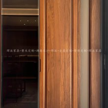 郴州嘉禾县轻奢定制原木家具,原木鞋柜,衣帽间定做至上质量