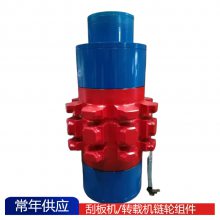 铸石刮板机尾轮 SGB1400输送机轮组 洗煤厂分体式链轮