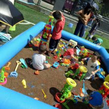 河南20平方儿童充气沙滩池 广场决明子沙池儿童游乐设施价格