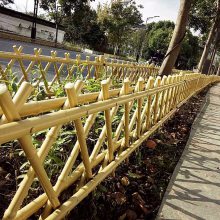 不锈钢仿竹围栏 绿化围墙护栏 庭院农庄仿竹护栏