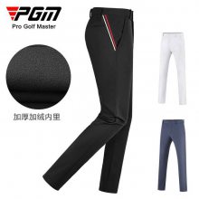 PGM高尔夫裤子男士秋冬季男装服装运动球裤加厚加绒保暖长裤