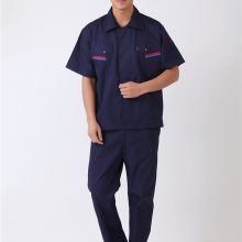 全工艺面料肇庆保洁清洁服夏季工短袖作服