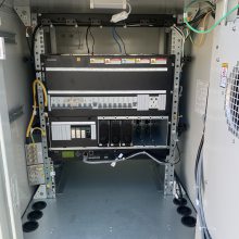 陕西华为MTS9513A室外一体化电源柜48V/300A 户外基站空调机柜高度1.6米