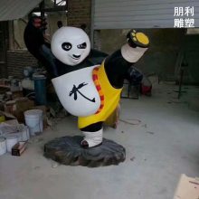 定制地产熊猫雕塑生产 锻造工艺 制造商熊猫雕塑工程制作