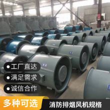 单速双速防爆轴流 斜流消防排烟风机 低噪音HTF轴流风机