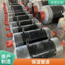 预制直埋式聚氨酯保温管 螺旋无缝钢管生产厂家耐腐蚀可定制