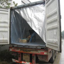 20平柜集装箱内部用防潮隔热罩 铝箔复合编织布海上运输用