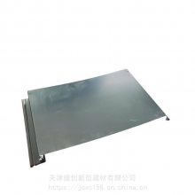 横装纯平幕墙板40-350型 彩铝压型板 350宽 白色墙板