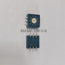 台湾圆达 DIP旋转编码开关 RM3AF-10R-V-B 贴片开关10位0-9档 3-3