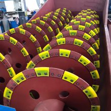 螺旋洗砂机叶片冲孔的作用