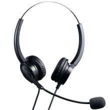 双耳PC3.5mm话务员耳机头戴式电销网课带麦耳机客服呼叫中心耳机