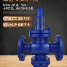 Y42X-16C铸钢弹簧活塞式减压阀 可调式法兰稳压阀 自来水调压阀