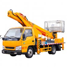 多功能高空作业车高空作业平台登高16-30米图片视频蓝牌黄牌